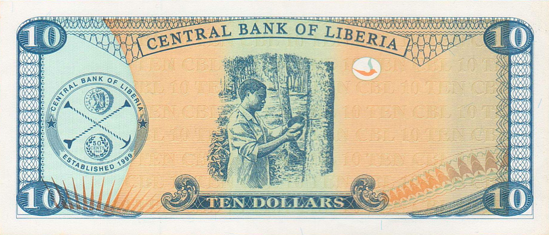 Liberia 10 2009 UNC P-27/e